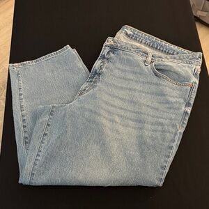 Old Navy Classic Blue High-Rose OG Straight Leg Jeans